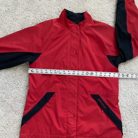 FootJoy DryJoy Red and Black Rain Jacket Windbreaker and Matching Pants - Picture 5 of 11